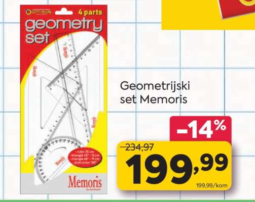 Geometrijski set Memoris