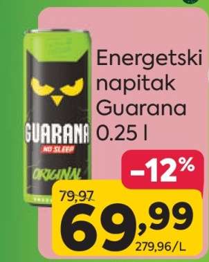 Energetski napitak Guarana 0.25 l