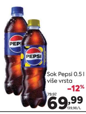 Sok Pepsi 0.5 l