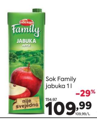 Sok Family Jabuka 1L
