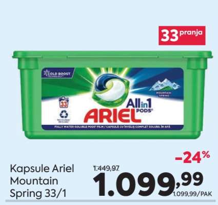 Kapsule Ariel Mountain spring 33/1