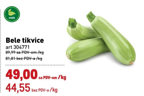 Bele tikvice