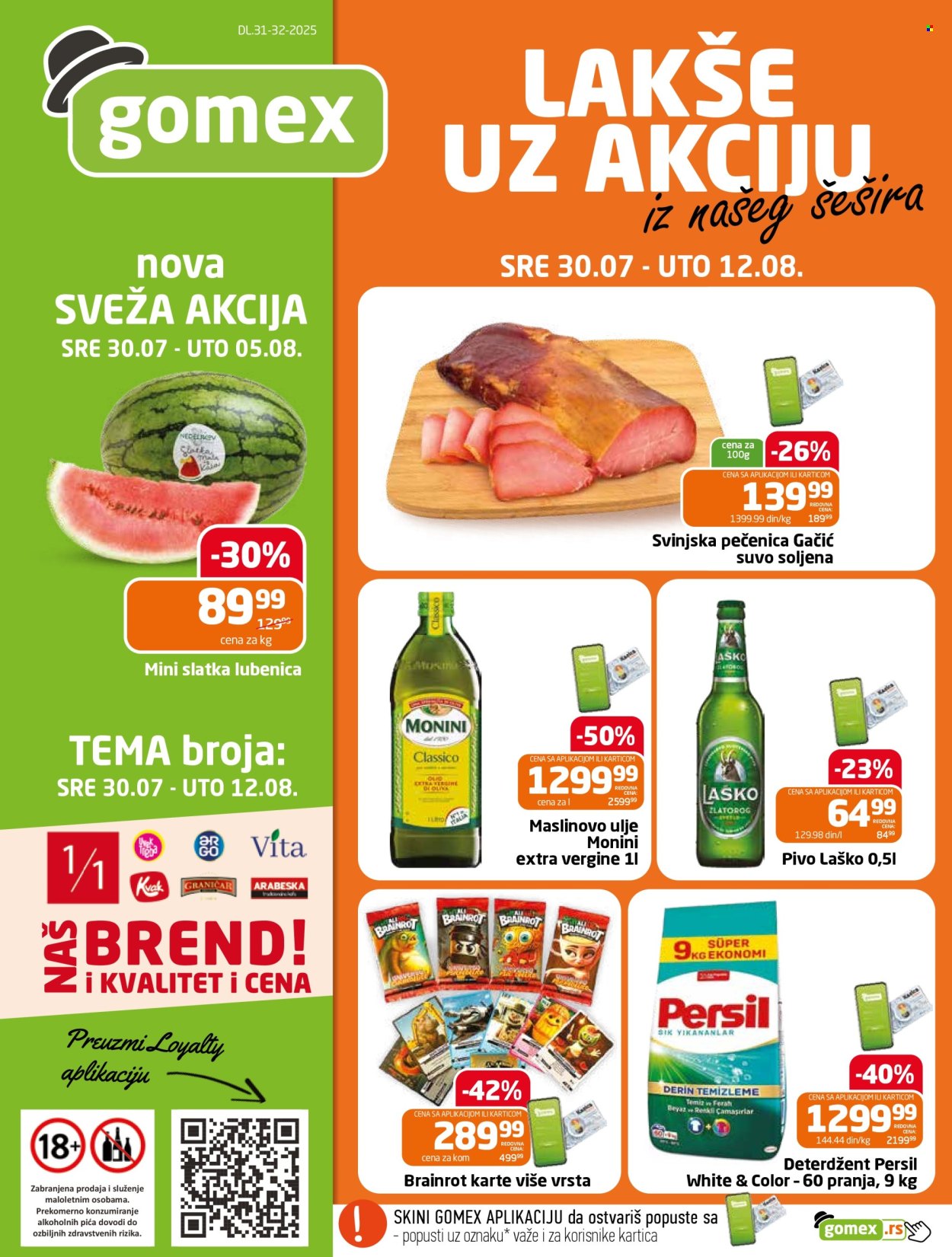 Gomex katalog - 30.07.2025 - 12.08.2025. Stranica 1