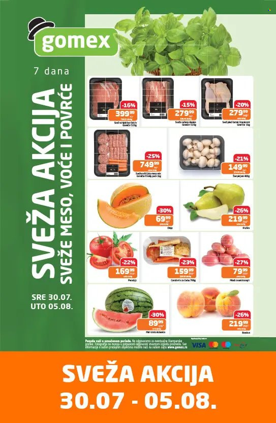 Gomex katalog - 30.07.2025 - 05.08.2025. Stranica 1