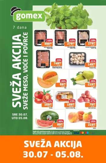 Gomex katalog - 30.07.2025 - 05.08.2025.