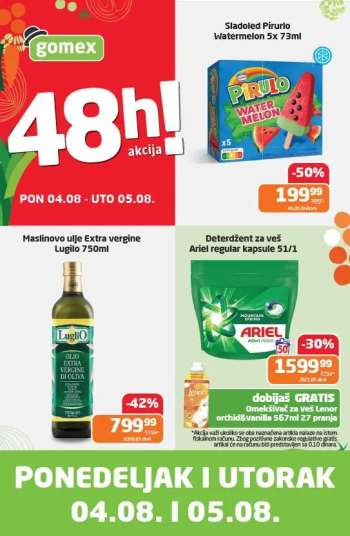 Gomex katalog - 04.08.2025 - 05.08.2025.