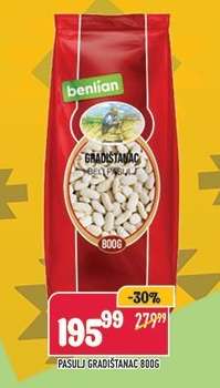Pasulj Gradištanac 800g