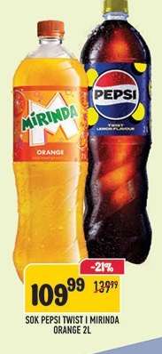 Sok Pepsi Twist i Mirinda Orange 2L