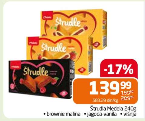 Štrudla Medela 240g