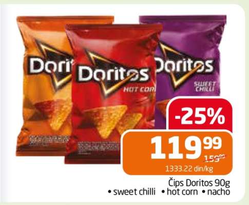 Čips Doritos 90g