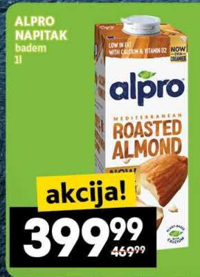 Alpro napitak badem, 1l