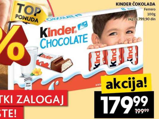 Kinder Čokolada