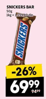 SNICKERS BAR