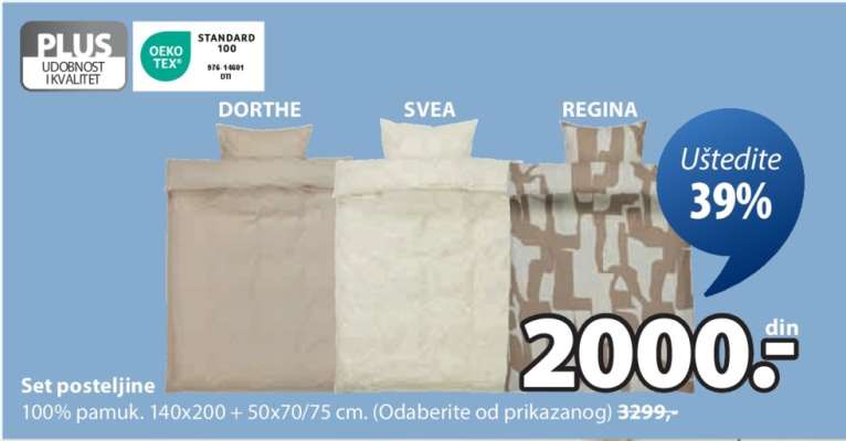 SET POSTELJINE