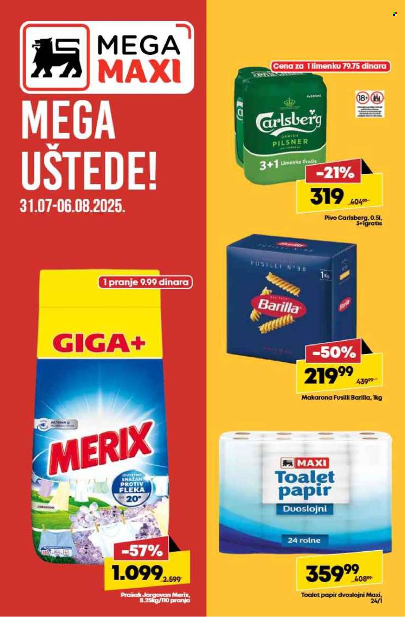 Mega Maxi katalog - 31.07.2025 - 06.08.2025.