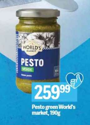 Pesto green World's market, 190g