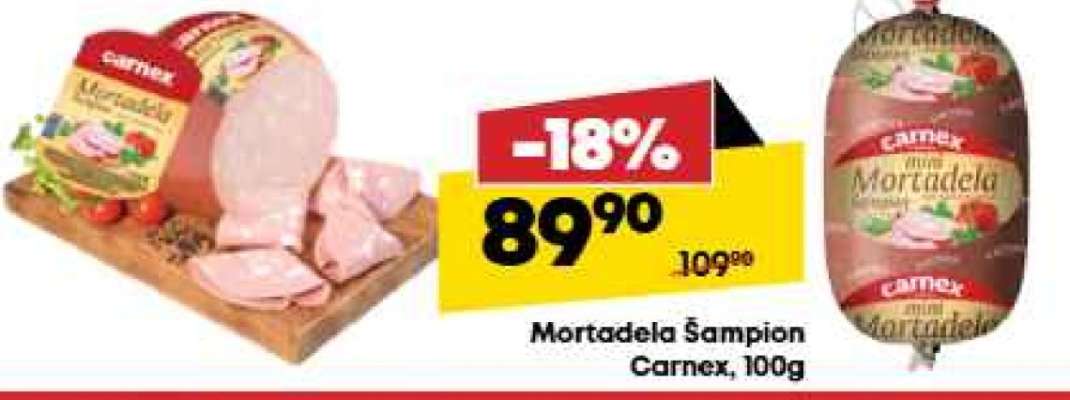 Mortadela Šampion Carnex 100g