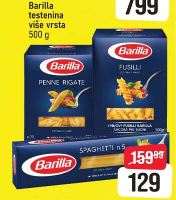 Barilla testenina više vrsta 500 g
