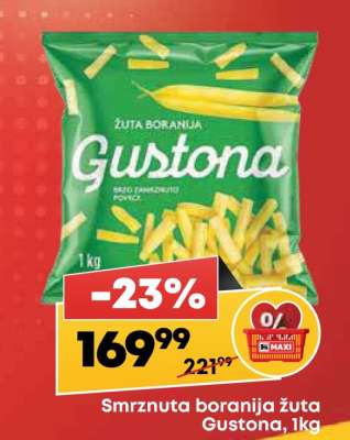Smrznuta boranija žuta Gustona, 1kg