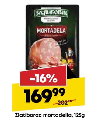 Zlatiborac mortadella, 125g