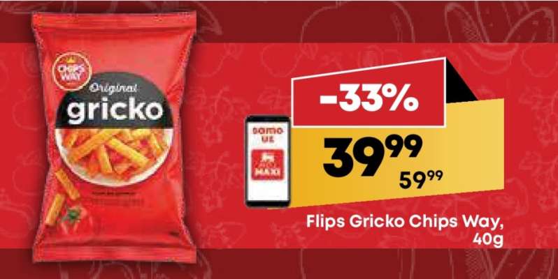 Flips Gricko Chips Way 40g