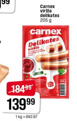 Carnex viršla delikates