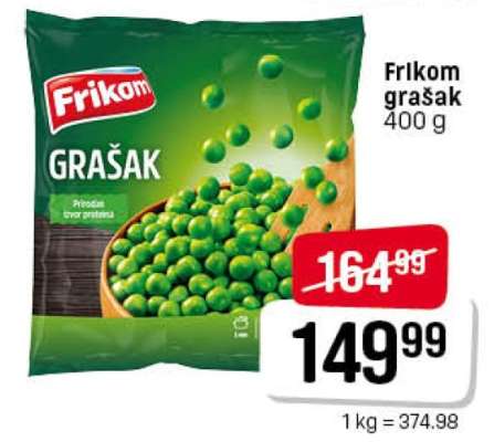 Frikom grašak