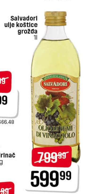 Salvadori ulje koštice grožđa