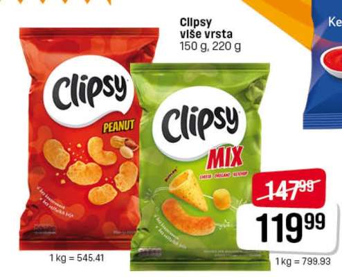Clipsy višeslojni čips