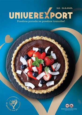 Univerexport katalog - 03.08.2025 - 31.08.2025.