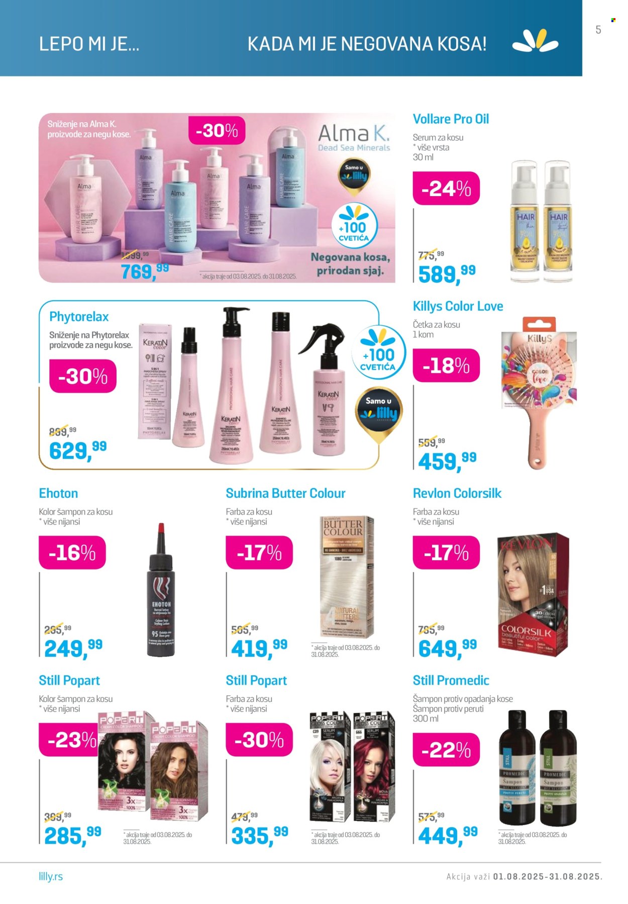 Lilly Drogerie katalog - 01.08.2025 - 31.08.2025. Stranica 5