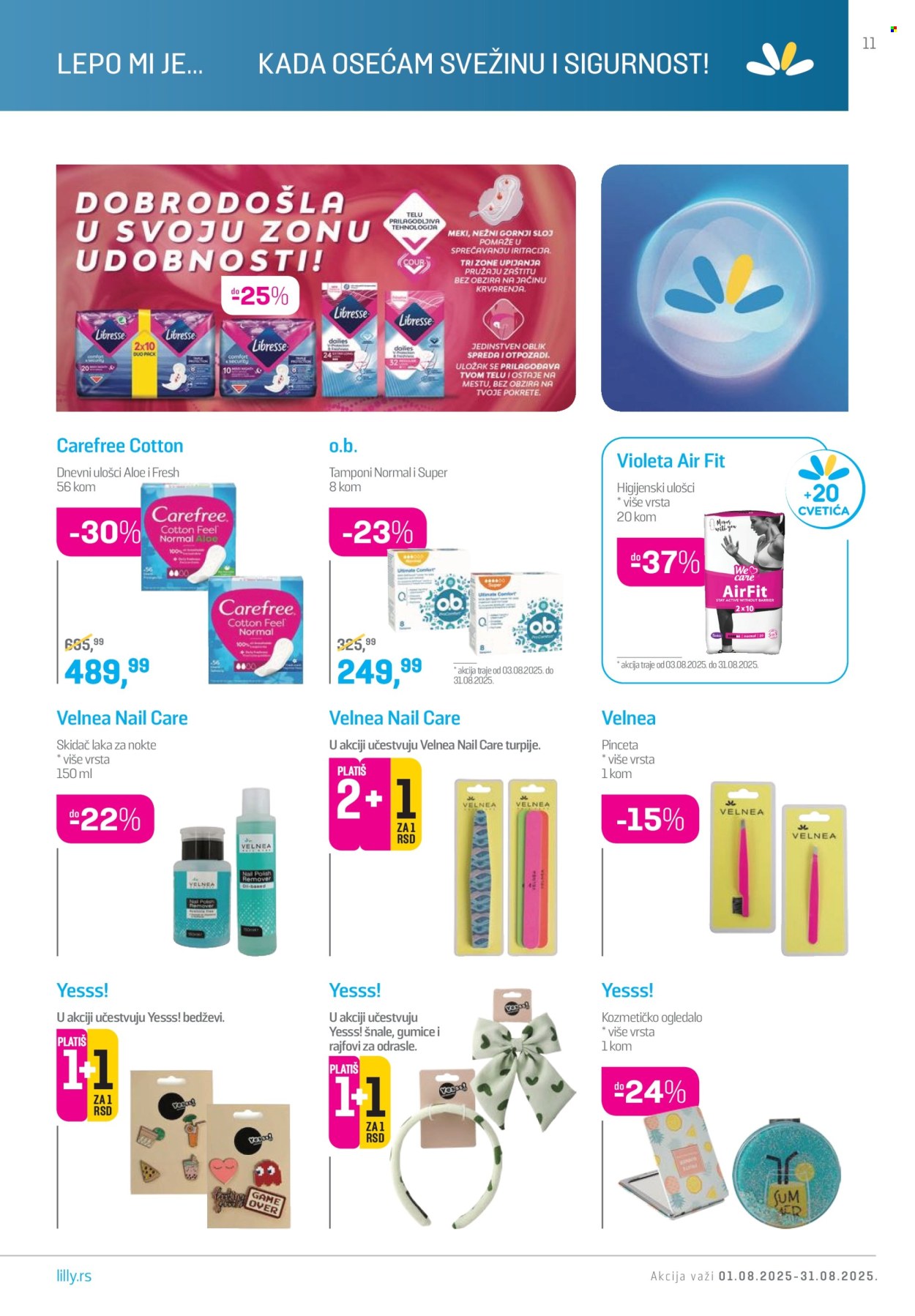 Lilly Drogerie katalog - 01.08.2025 - 31.08.2025. Stranica 11