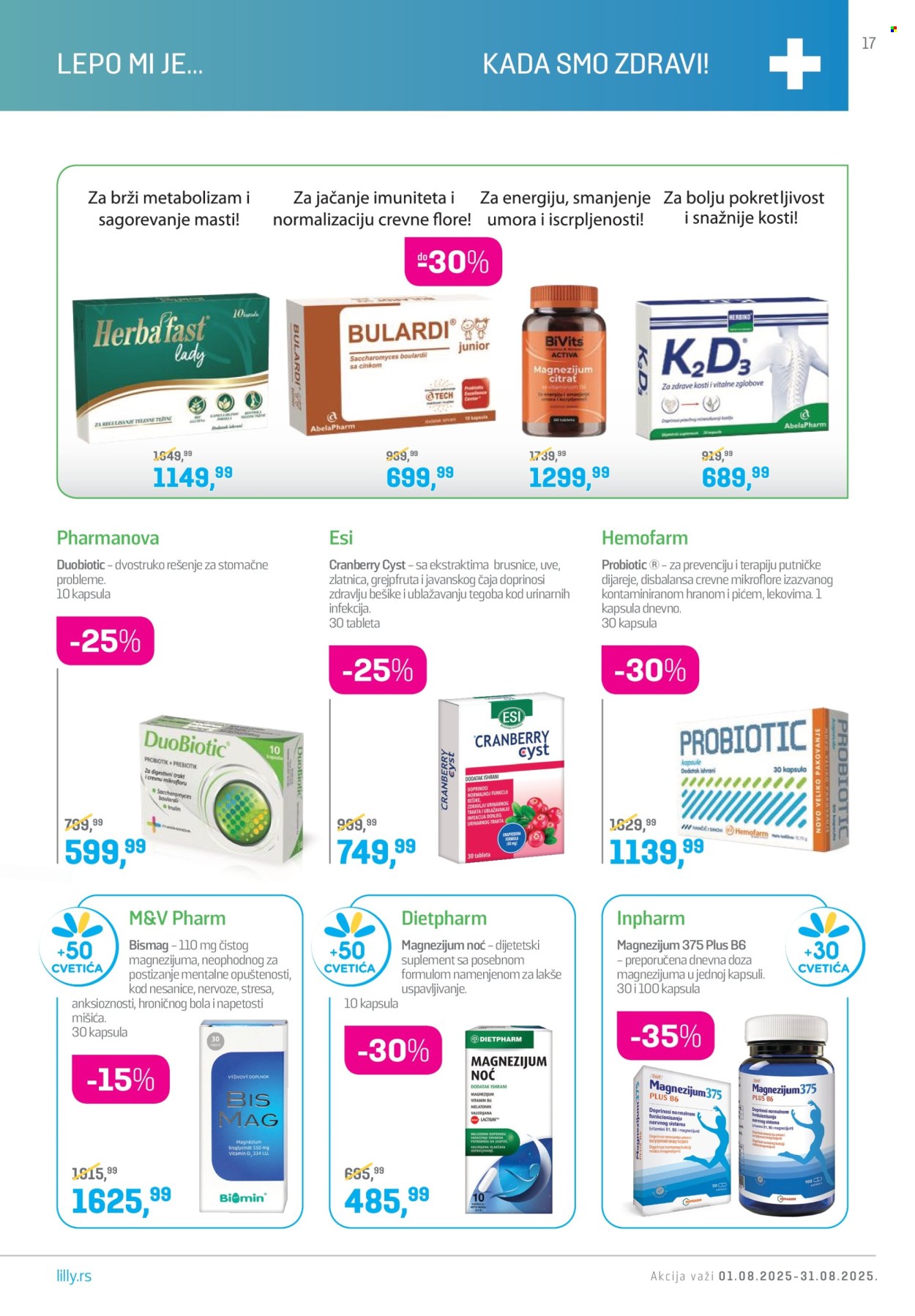 Lilly Drogerie katalog - 01.08.2025 - 31.08.2025. Stranica 17