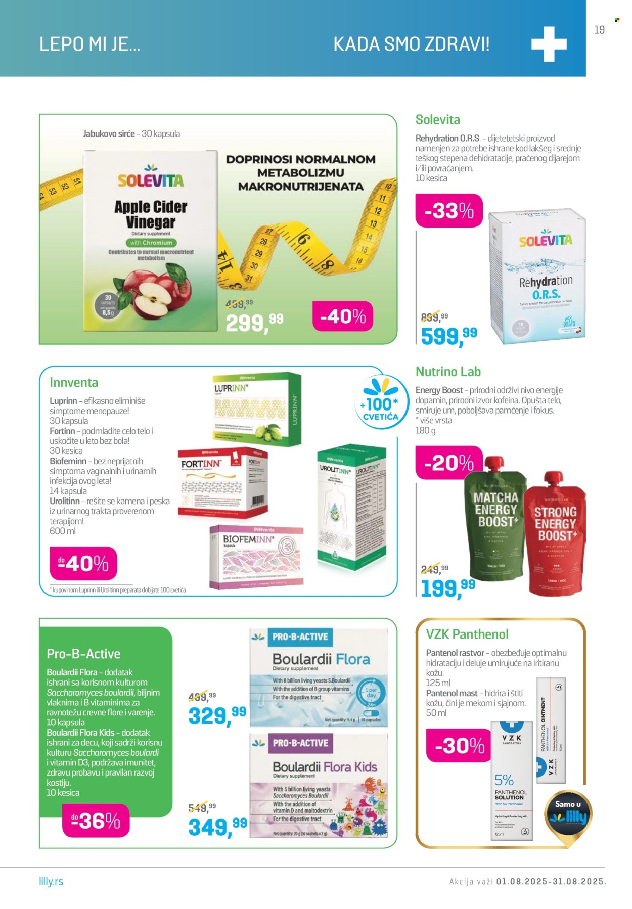 Lilly Drogerie katalog - 01.08.2025 - 31.08.2025. Stranica 19