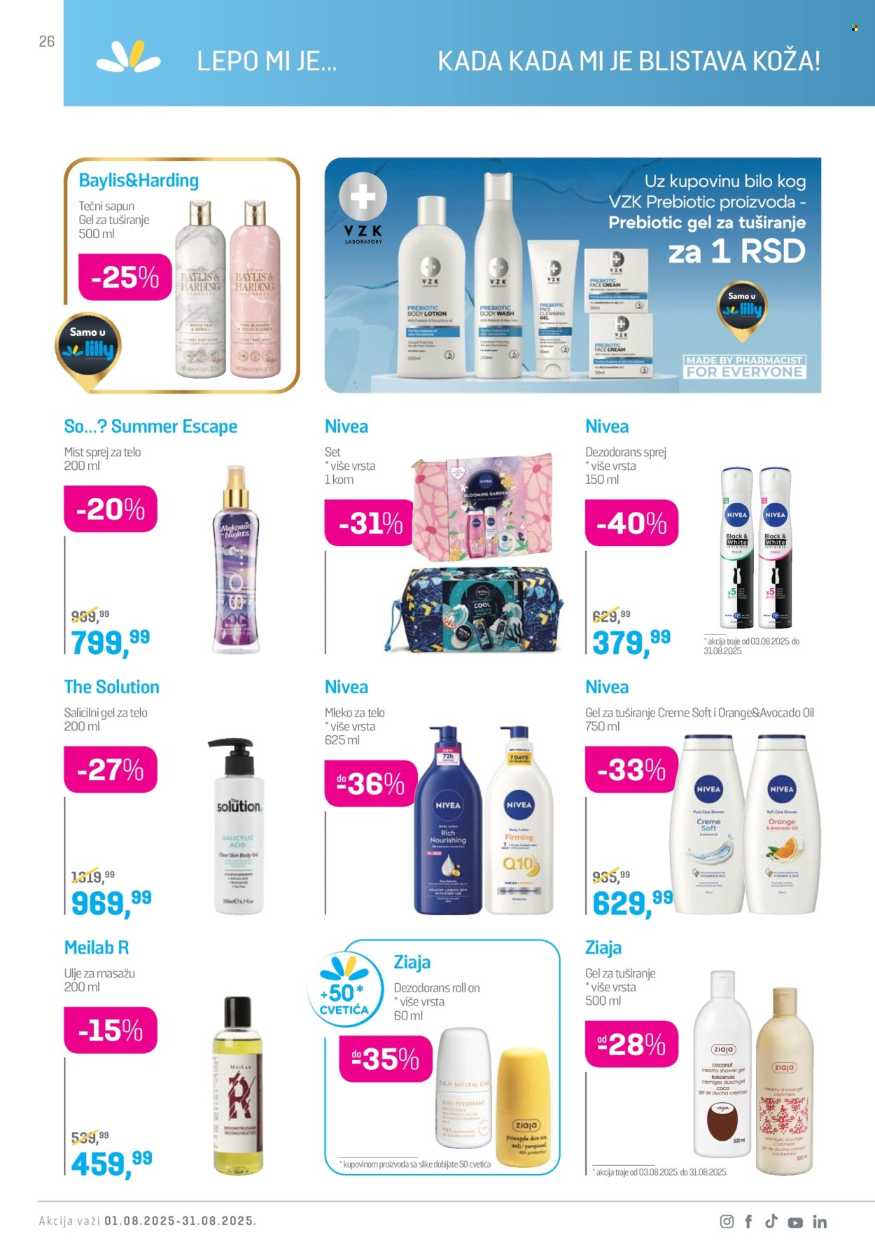 Lilly Drogerie katalog - 01.08.2025 - 31.08.2025. Stranica 26