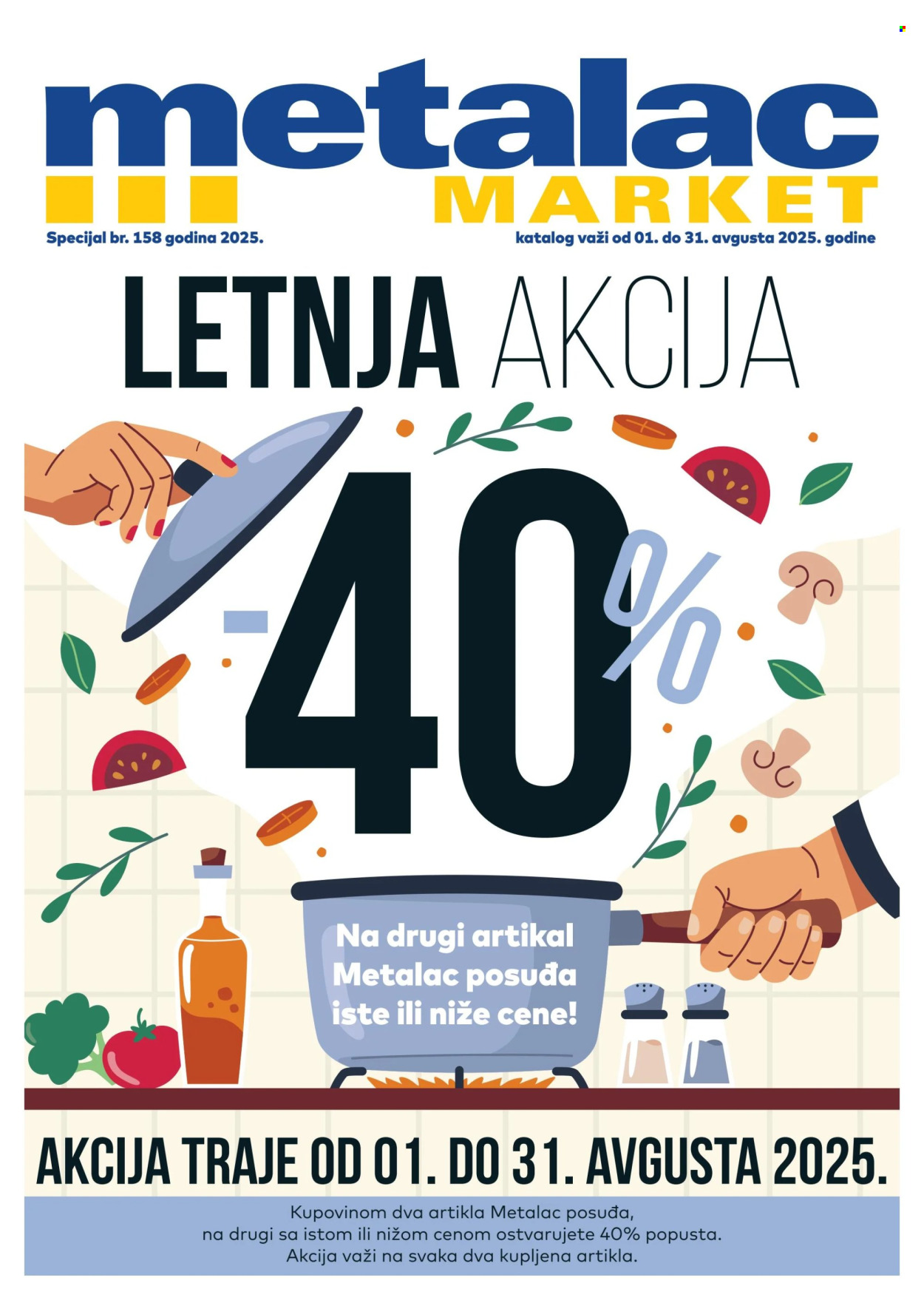 Metalac Market katalog - 01.08.2025 - 31.08.2025. Stranica 1