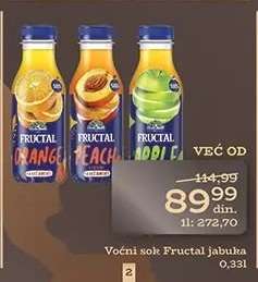 Voćni sok Fructal jabuka