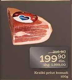 Kraški pršut komadi