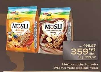 Musli crunchy Bonavita