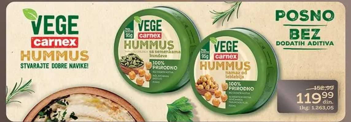 VEGE carnex HUMMUS