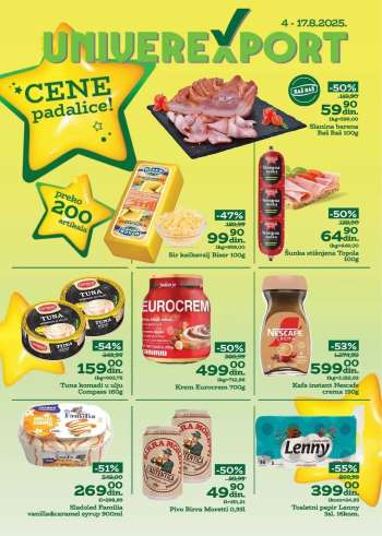 Univerexport katalog - 04.08.2025 - 17.08.2025.