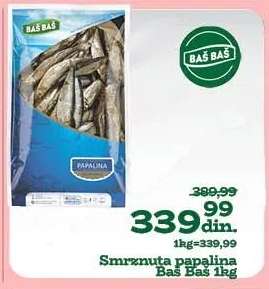 Smrznuta papalina Baš Baš 1kg