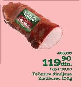 Pečenica dimljena Zlatiborac 100g