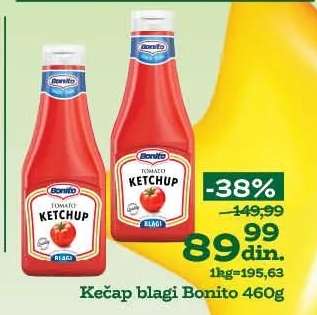 Kečap blagi Bonito 460g