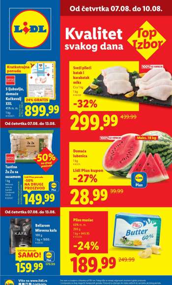 Lidl katalog - 07.08.2025 - 13.08.2025.