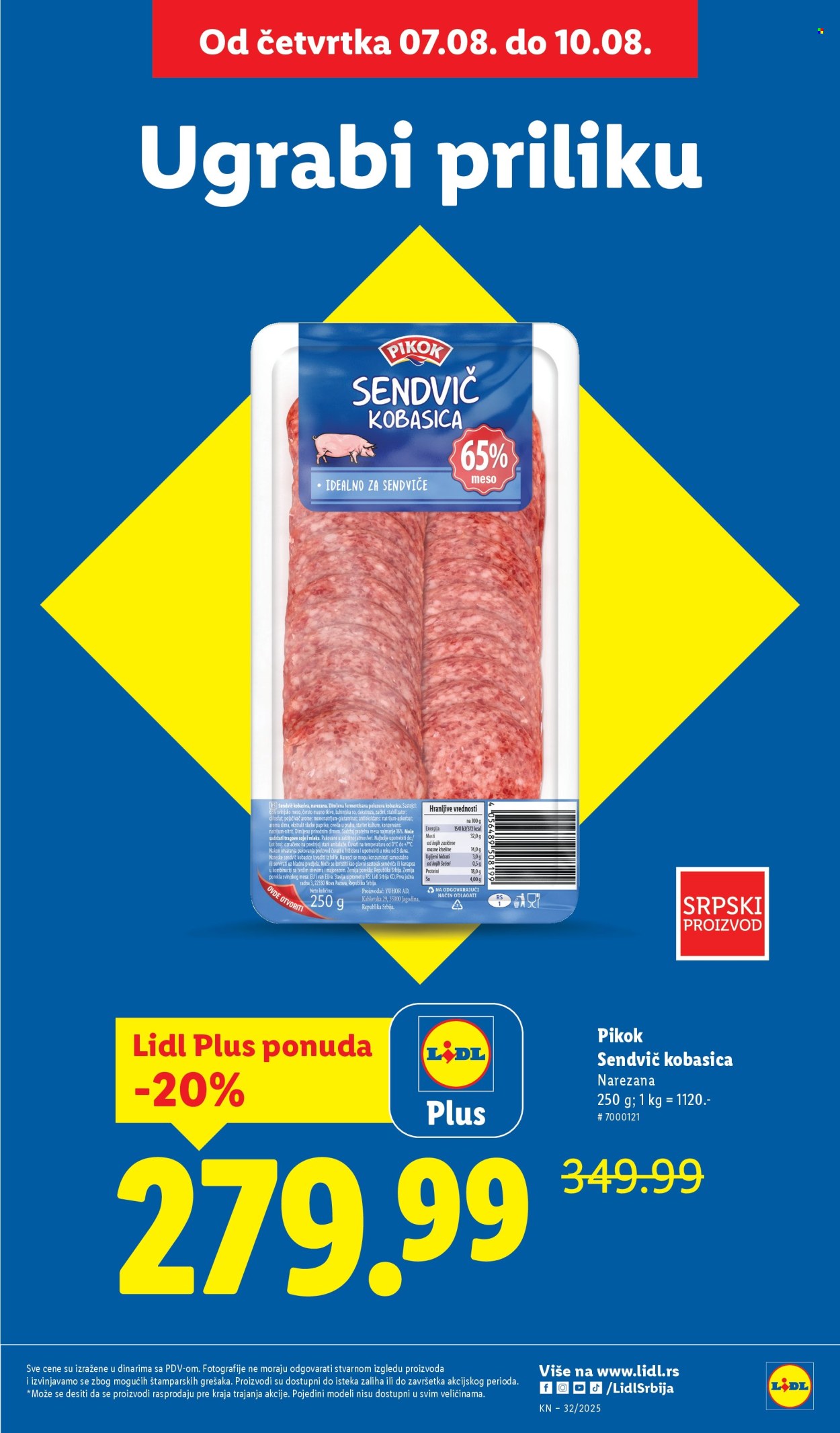 Lidl katalog - 07.08.2025 - 13.08.2025. Stranica 3