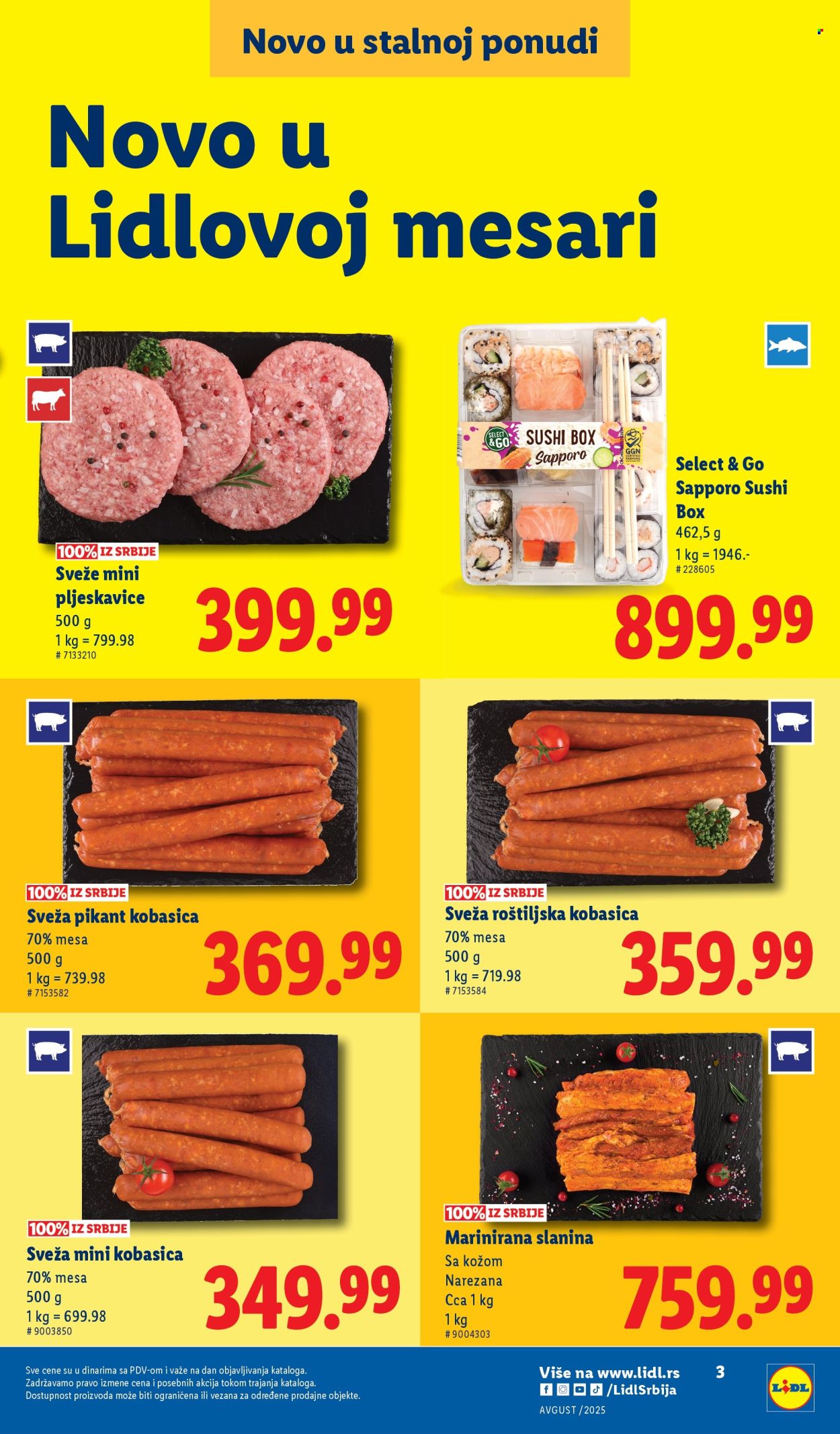 Lidl katalog. Stranica 3