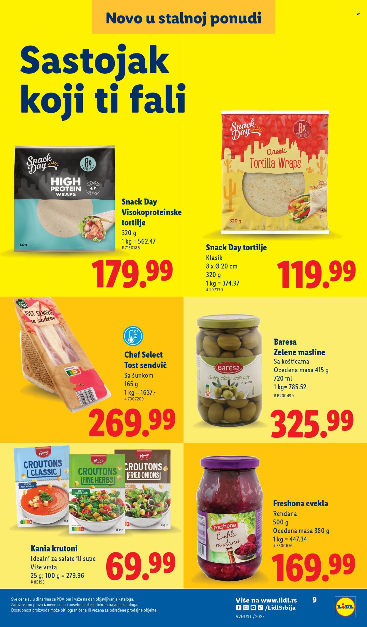 Lidl katalog. Stranica 9