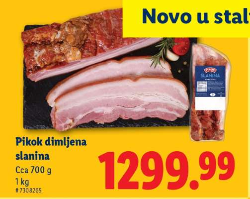 Pikok Dimljena slanina