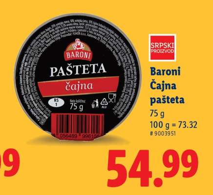 Baroni Čajna pašteta